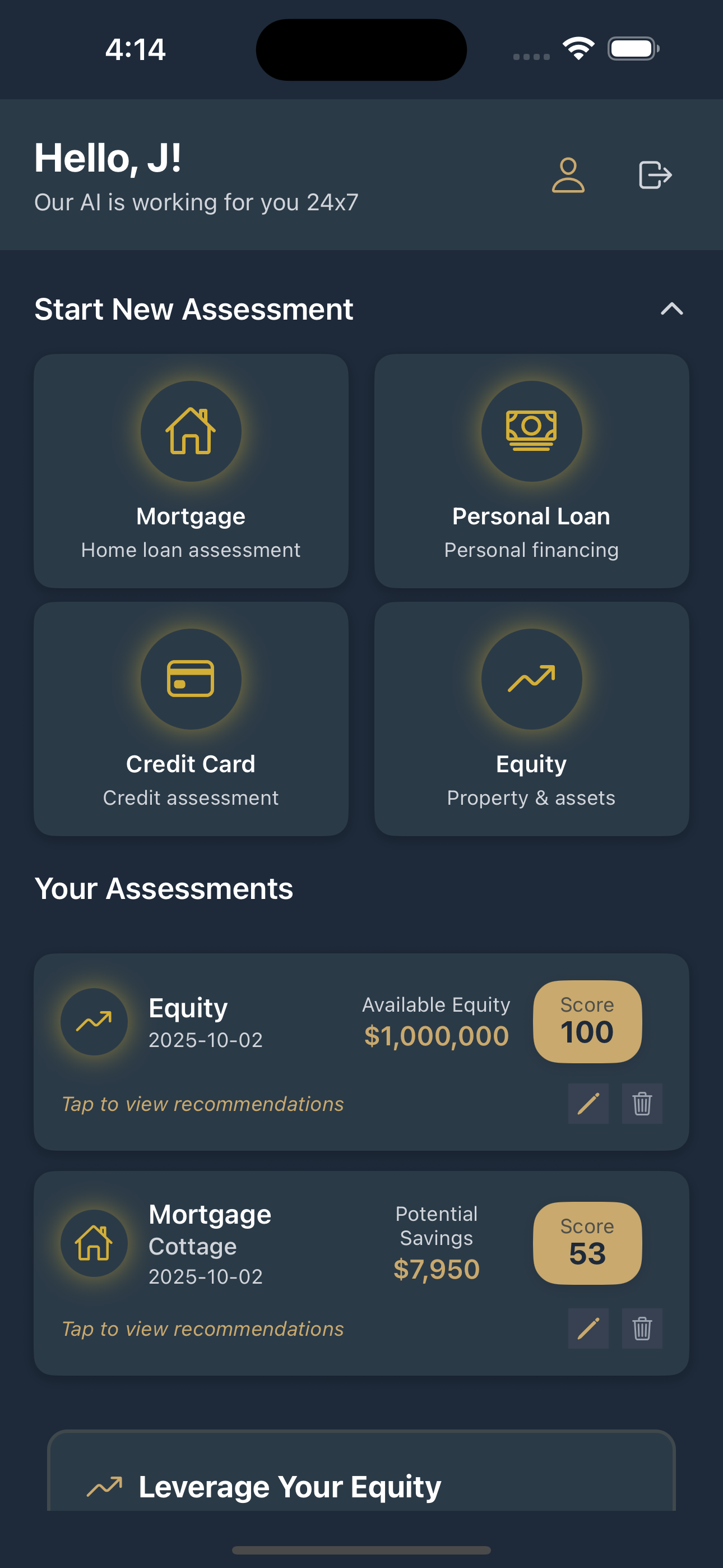 WBF App Fourth Screen
